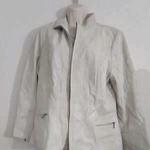 Alfani Women's Light Cream Utility Jacket